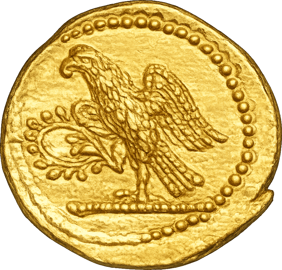 Koson gold coin — reverse